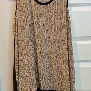 NWT Eileen Fisher silk with beading dress
